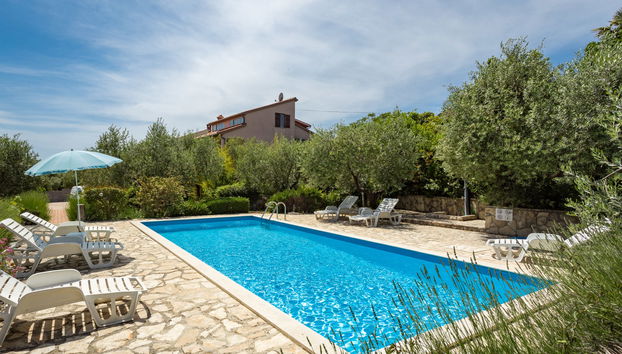 Apartment mit 2 Schlafzimmern in Tar-Vabriga mit schwimmbad und garten - Foto 2