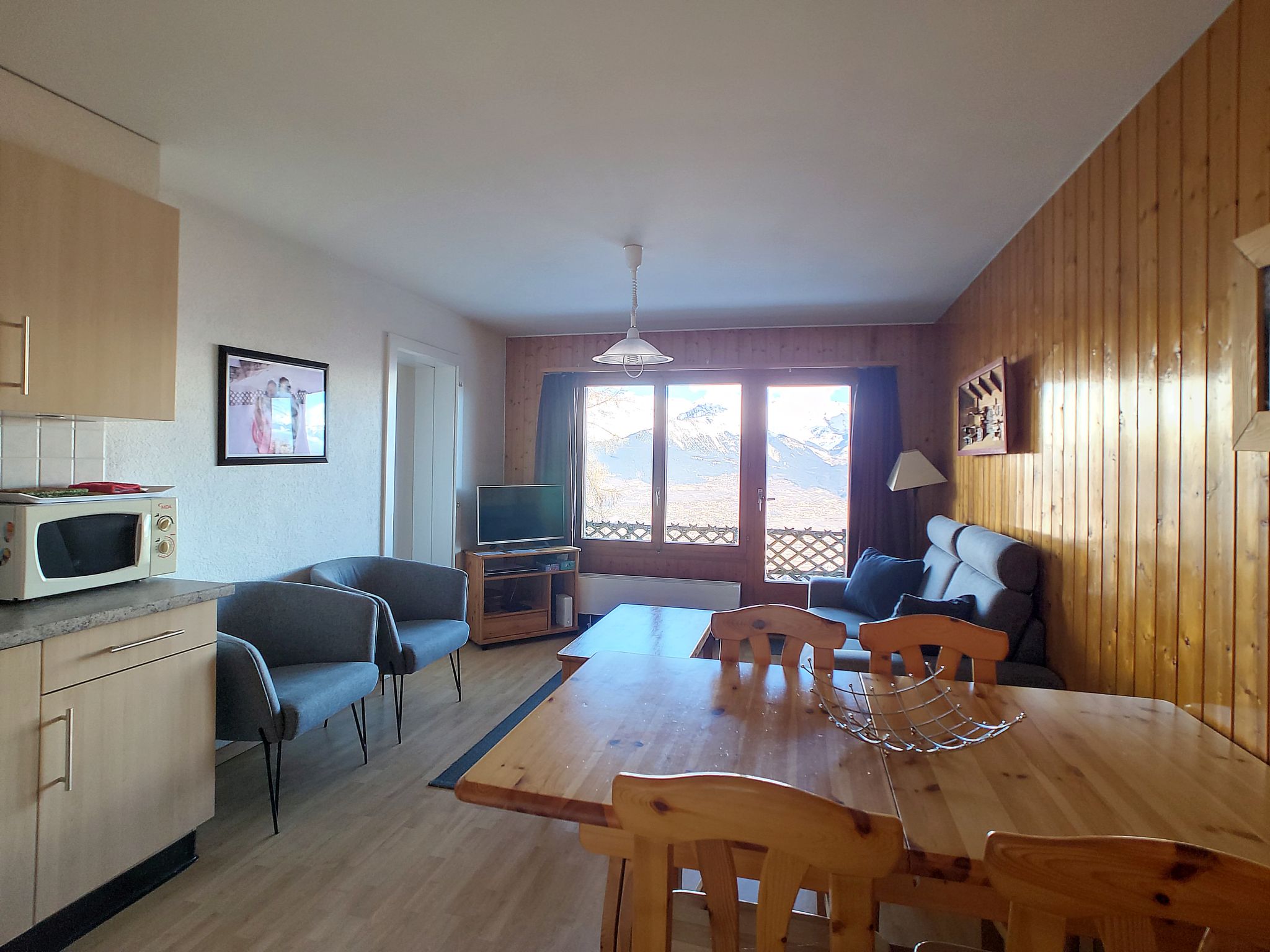 Foto 3 - Appartamento con 2 camere da letto a Veysonnaz con terrazza e vista sulle montagne