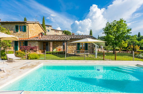 Foto 7 - Casa de 3 habitaciones en Greve in Chianti con piscina privada y jardín