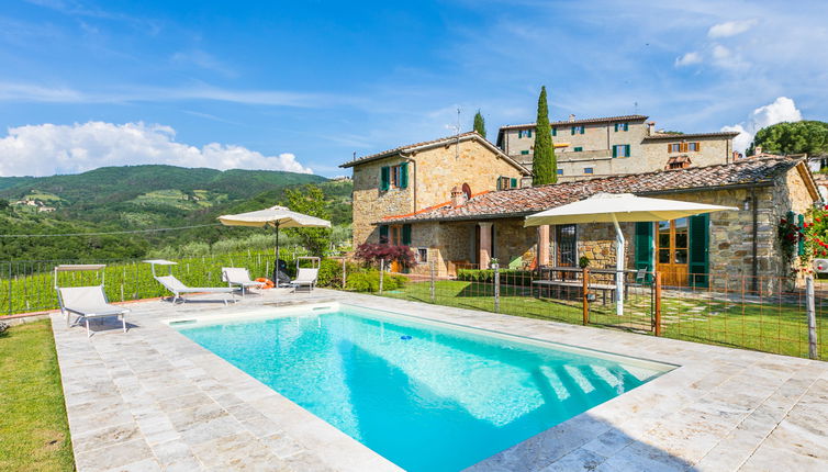 Foto 1 - Casa con 3 camere da letto a Greve in Chianti con piscina privata e giardino