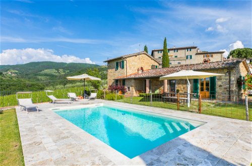 Foto 1 - Casa con 3 camere da letto a Greve in Chianti con piscina privata e giardino