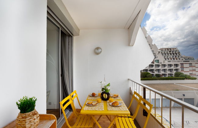 Apartamento de 2 quartos em La Grande-Motte com terraço - Foto 1