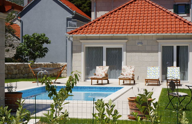 Casa con 4 camere da letto a Zagvozd con piscina privata e giardino - Foto 42