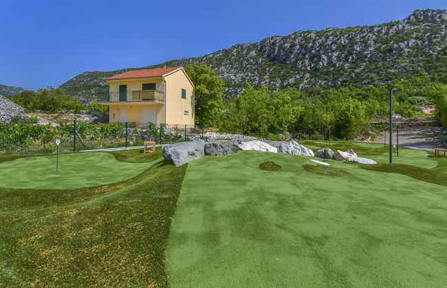 Casa con 4 camere da letto a Zagvozd con piscina privata e giardino - Foto 16