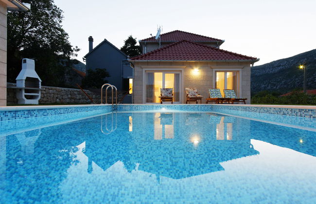 Casa con 4 camere da letto a Zagvozd con piscina privata e giardino - Foto 4