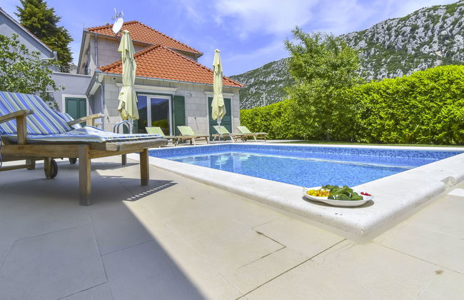 Casa con 4 camere da letto a Zagvozd con piscina privata e giardino - Foto 3