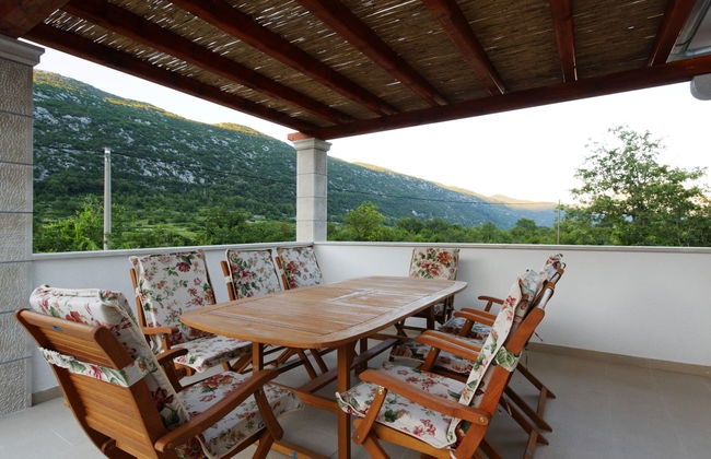 Casa con 4 camere da letto a Zagvozd con piscina privata e giardino - Foto 35