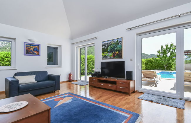 Casa con 4 camere da letto a Zagvozd con piscina privata e giardino - Foto 33