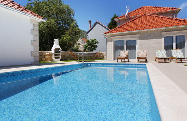 Casa con 4 camere da letto a Zagvozd con piscina privata e giardino - Foto 38