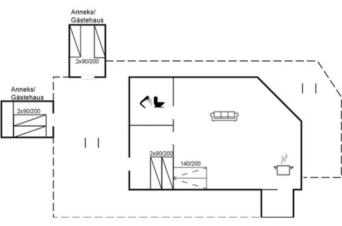 Foto 2 - Casa con 1 camera da letto a Allinge con terrazza