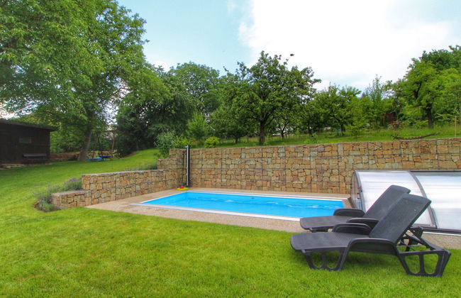 Casa de 1 quarto em Libel com piscina privada e jardim - Foto 19