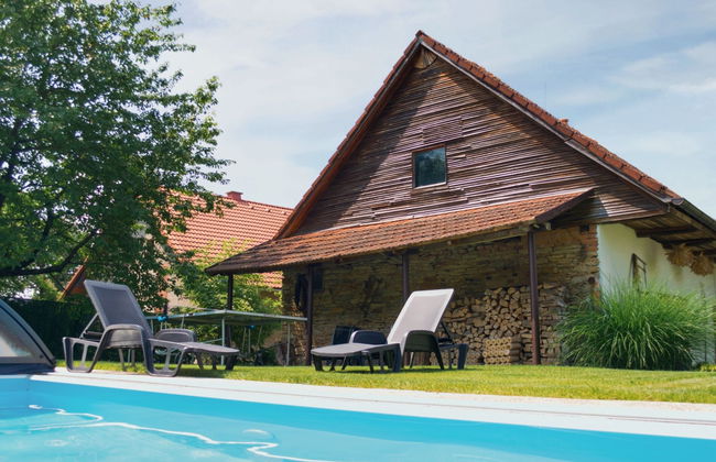 Casa de 1 quarto em Libel com piscina privada e jardim - Foto 17