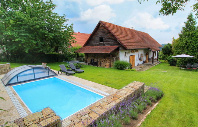 Casa de 1 quarto em Libel com piscina privada e jardim - Foto 1