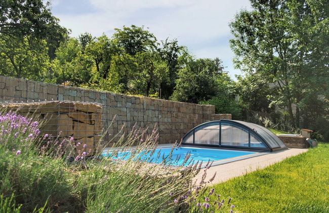 Casa de 1 quarto em Libel com piscina privada e jardim - Foto 33
