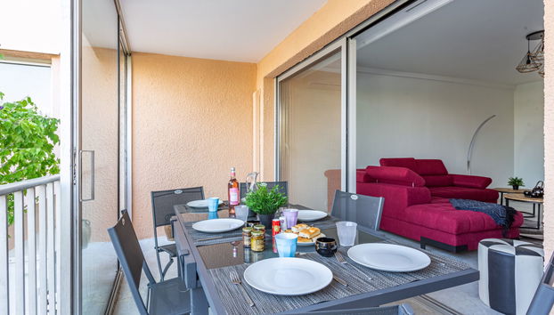 Apartment mit 3 Schlafzimmern in Saint-Laurent-du-Var mit schwimmbad und garten - Foto 3