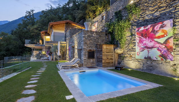 Apartamento de 2 quartos em Ronco sopra Ascona com piscina e jardim - Foto 5