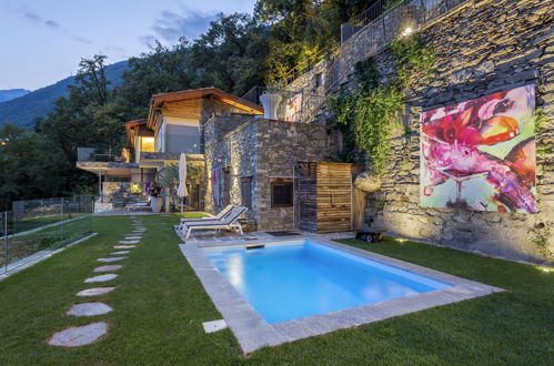 Foto 2 - Apartment mit 1 Schlafzimmer in Ronco sopra Ascona mit schwimmbad und blick auf die berge