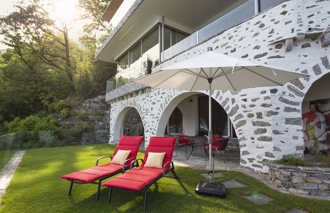 Apartamento de 2 quartos em Ronco sopra Ascona com piscina e jardim - Foto 5