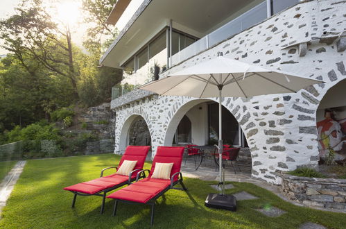 Foto 1 - Appartamento con 1 camera da letto a Ronco sopra Ascona con piscina e vista sulle montagne