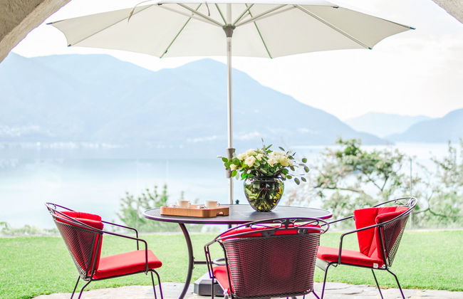 Apartamento de 2 quartos em Ronco sopra Ascona com piscina e jardim - Foto 3