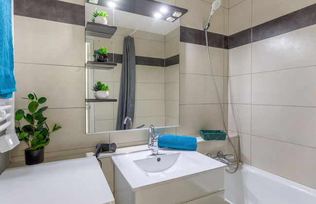 Apartment mit 1 Schlafzimmer in Villarembert mit schwimmbad - Foto 4