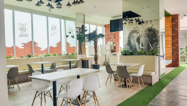 Sala de estar do lobby