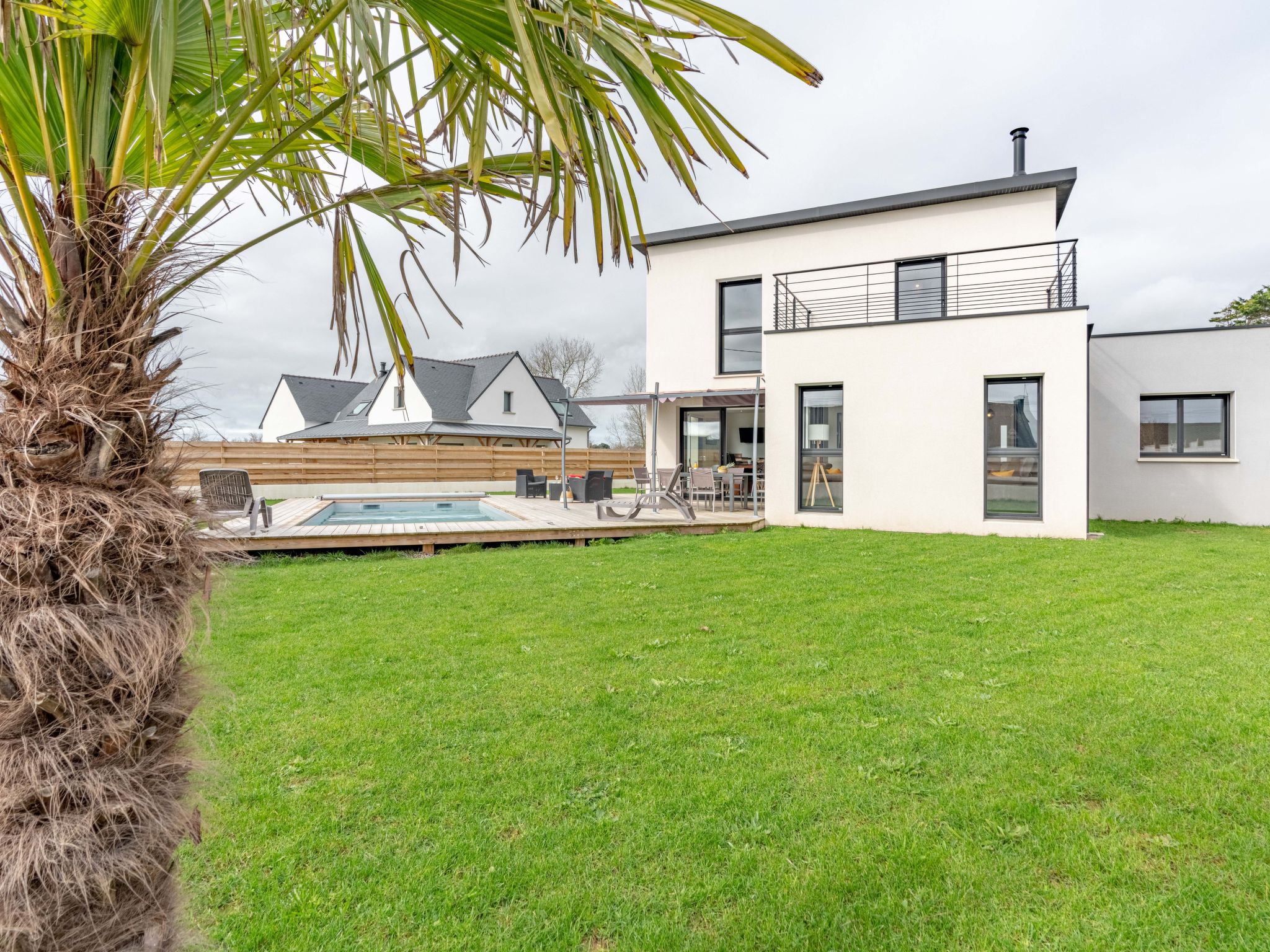 Photo 4 - Maison de 3 chambres à Treffiagat avec piscine privée et jardin