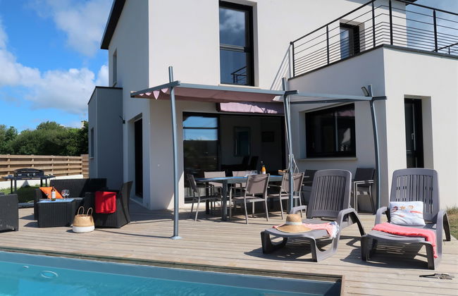 Casa de 4 quartos em Treffiagat com piscina privada e jardim - Foto 33