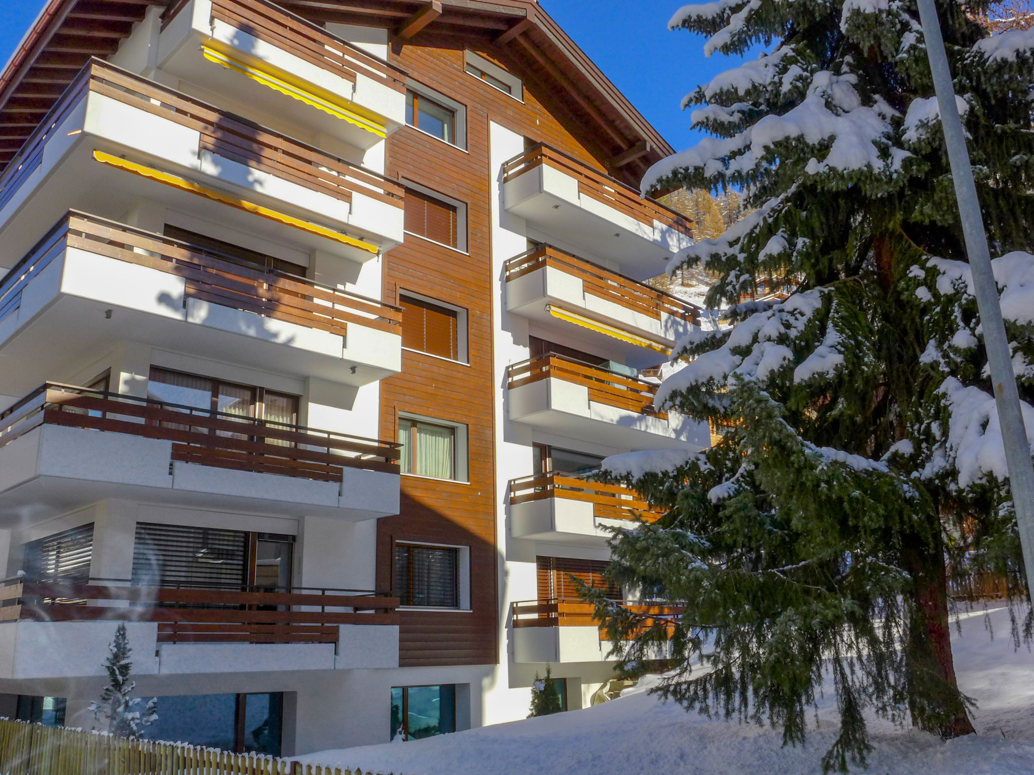 Foto 6 - Apartamento de 1 habitación en Zermatt con vistas a la montaña