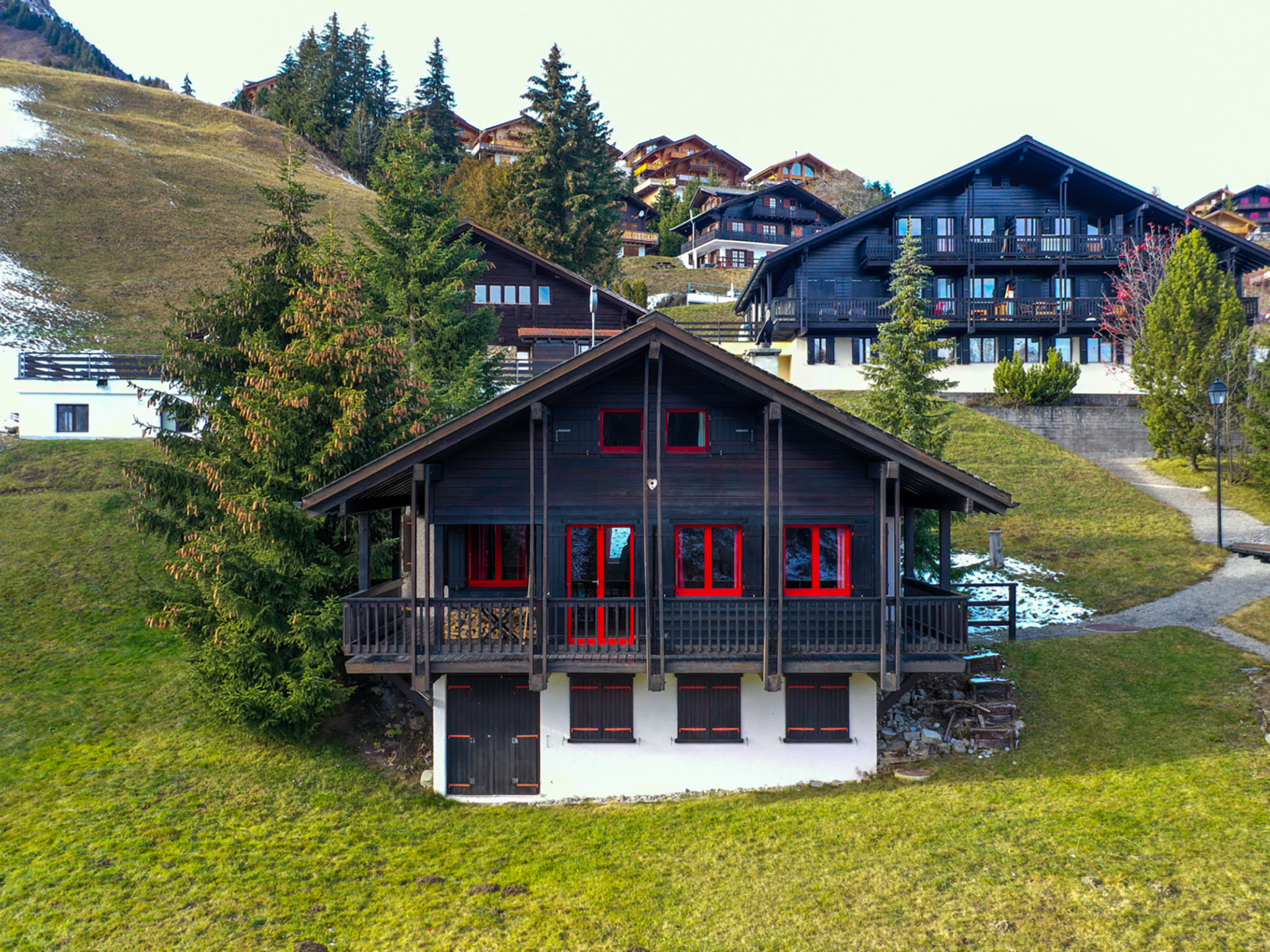 Photo 1 - Maison de 3 chambres à Val-d'Illiez avec jardin et terrasse