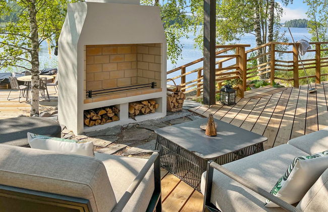 Casa con 3 camere da letto a Ruokolahti con sauna e vasca idromassaggio - Foto 7