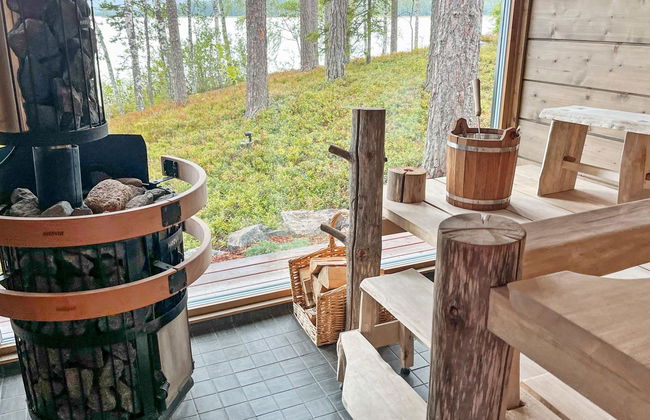 Casa con 3 camere da letto a Ruokolahti con sauna e vasca idromassaggio - Foto 29