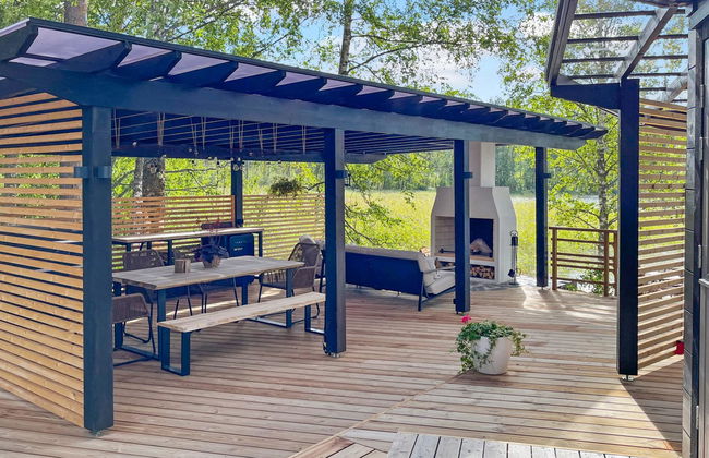 Casa con 3 camere da letto a Ruokolahti con sauna e vasca idromassaggio - Foto 8