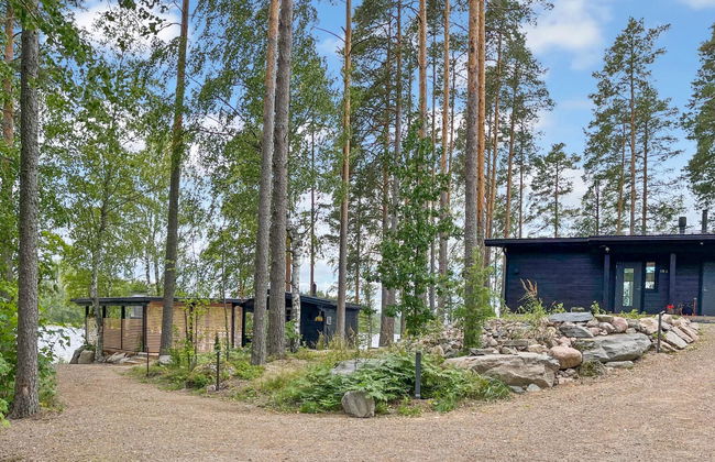 Casa con 3 camere da letto a Ruokolahti con sauna e vasca idromassaggio - Foto 30