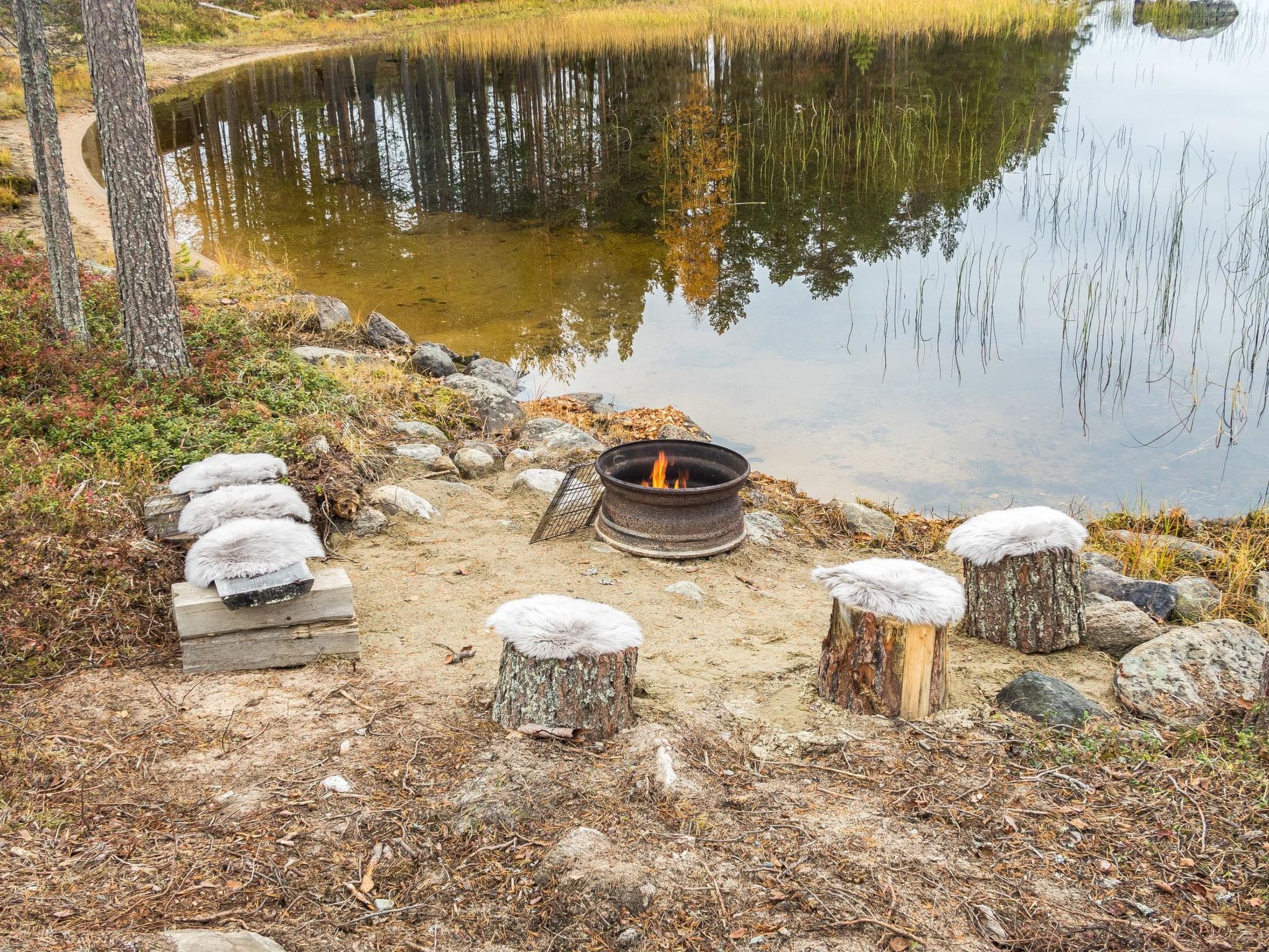 Foto 5 - Haus mit 2 Schlafzimmern in Kuusamo mit sauna und blick auf die berge