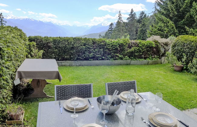 Apartamento de 2 quartos em Icogne com jardim e terraço - Foto 1