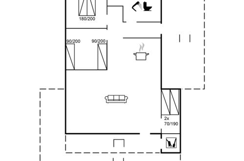 Foto 21 - Casa de 3 quartos em Løkken com terraço