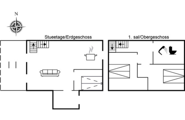 Apartamento de 3 quartos em Rømø com piscina e terraço - Foto 2