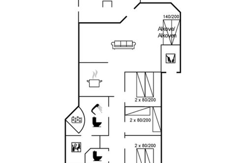 Foto 2 - Casa de 3 quartos em Væggerløse com terraço e sauna