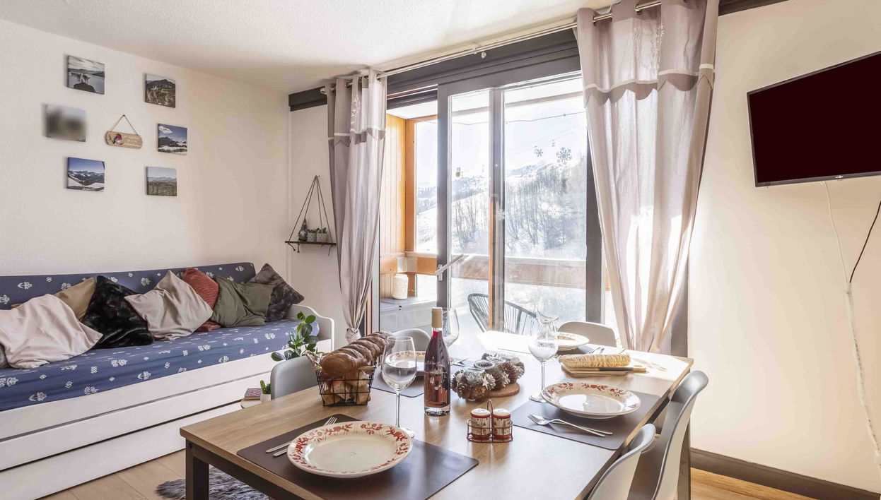 Apartment mit 2 Schlafzimmern in Villarembert mit schwimmbad - Foto 1