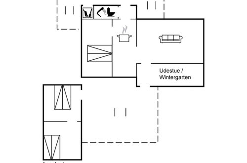 Photo 2 - Maison de 1 chambre à Rindby Strand avec terrasse