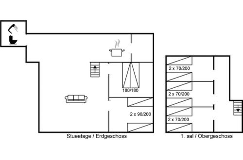 Foto 2 - Apartamento de 5 quartos em Rindby Strand com terraço
