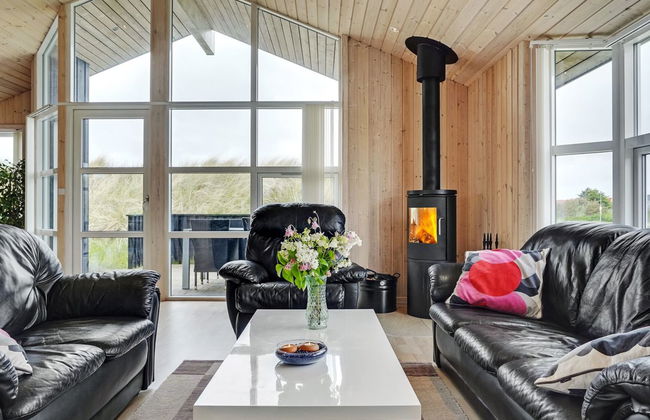 Casa de 3 quartos em Klitmøller com terraço e sauna - Foto 26