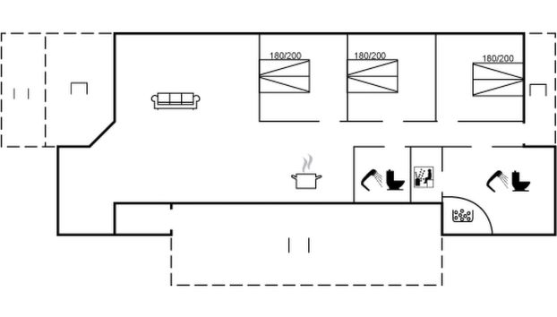 Casa de 3 quartos em Klitmøller com terraço e sauna - Foto 2