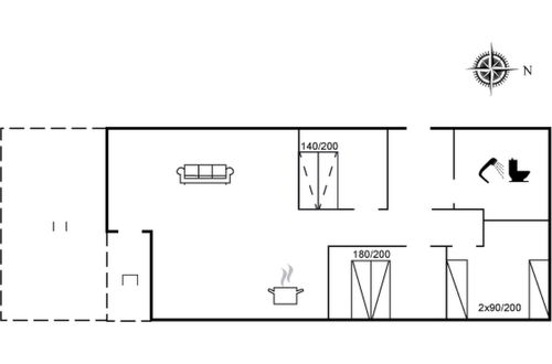 Foto 2 - Haus mit 3 Schlafzimmern in Ebeltoft mit terrasse