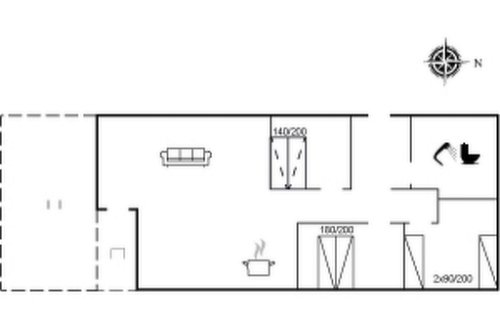 Foto 35 - Casa de 3 quartos em Ebeltoft com terraço