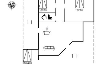 Foto 1 - Casa de 2 quartos em Rømø com terraço
