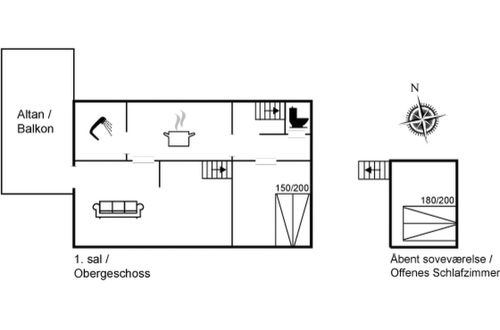 Foto 2 - Appartamento con 2 camere da letto a Skagen con terrazza