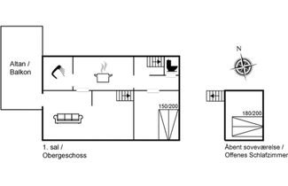 Foto 2 - Appartamento con 2 camere da letto a Skagen con terrazza