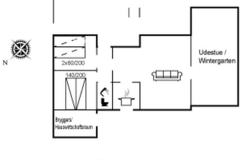 Foto 23 - Casa de 2 quartos em Jægerspris com terraço